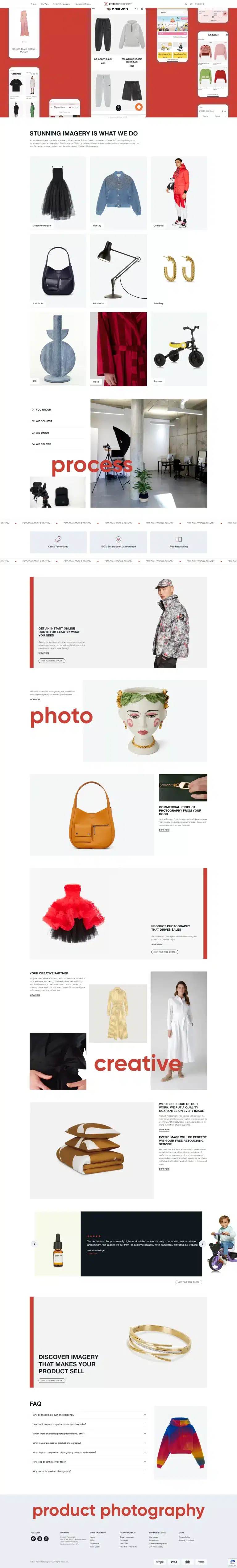 Product Photography Website Development Bespoke Web Design UK KNEXGEN WEBSITES